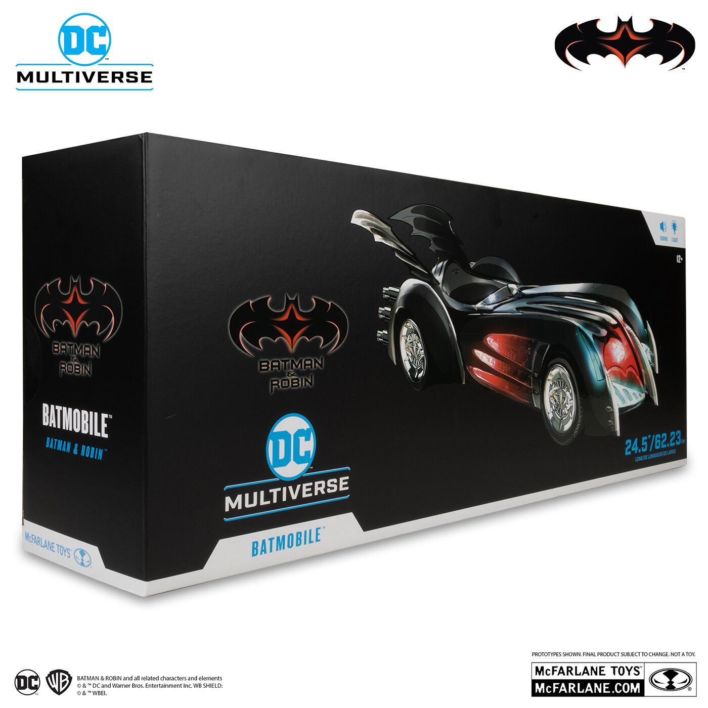 マクファーレン・トイズ DCマルチバース バットマン & ロビン Mr.フリーズの逆襲 バットモービル ビークル 国内版 未開封
