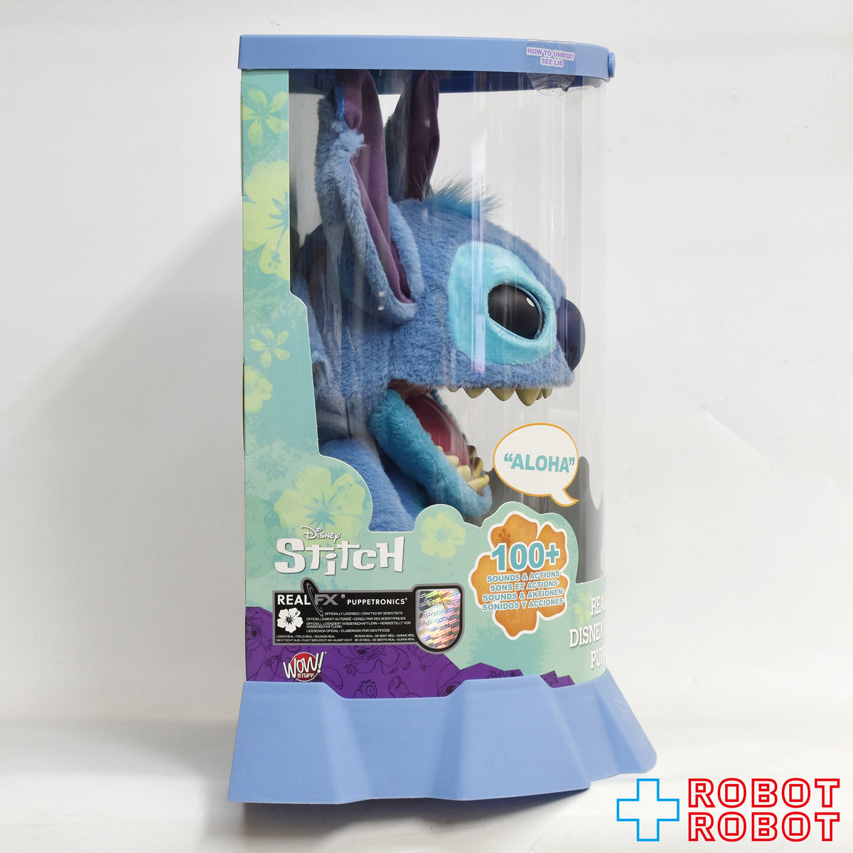 ワオ・スタッフ パペットロニクス・リアルFX ディズニー スティッチ / スティッチ トーキング ぬいぐるみ 未開封