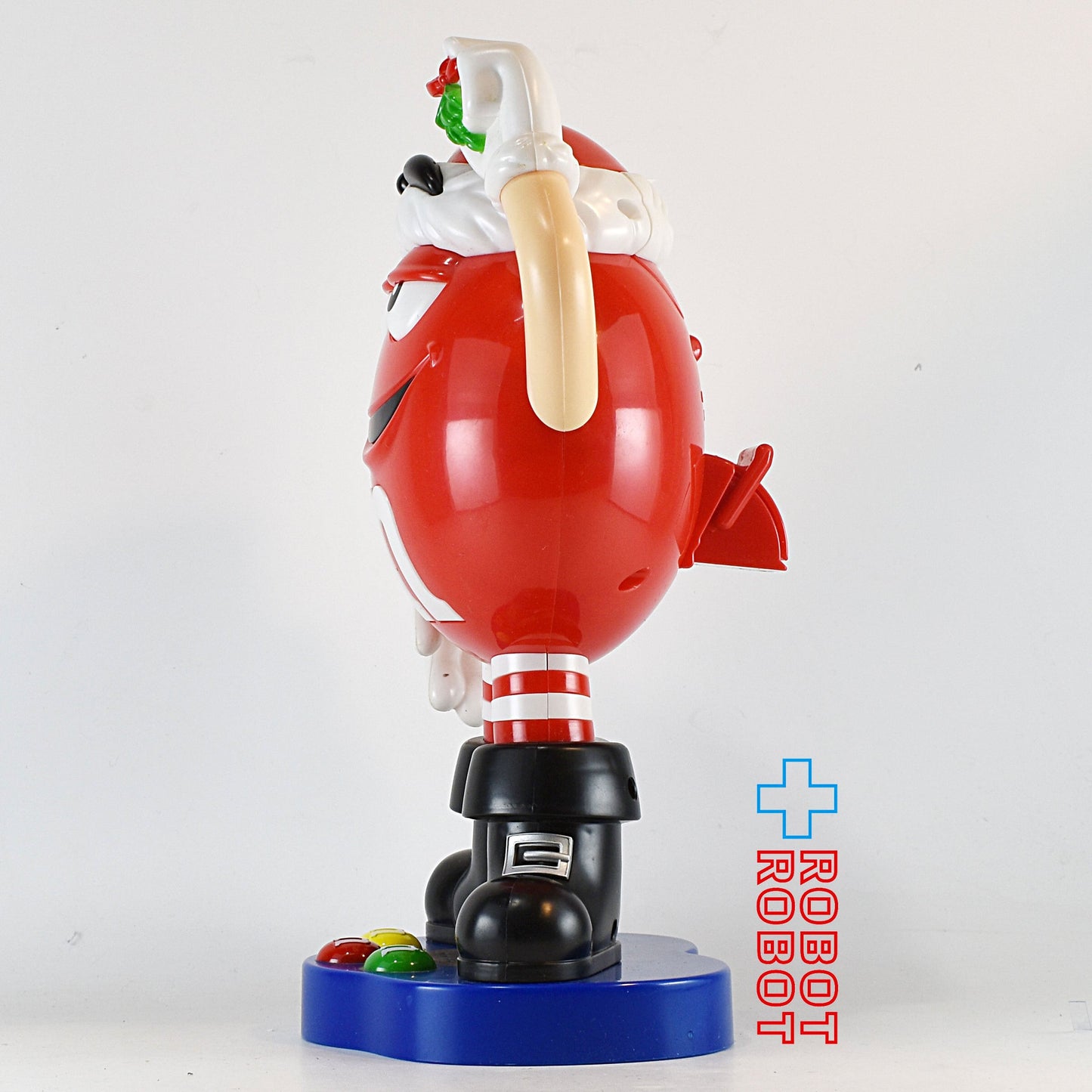 M&M's ディスペンサー レッド クリスマス サンタクロース ヤドリギ持ち 2015 限定版