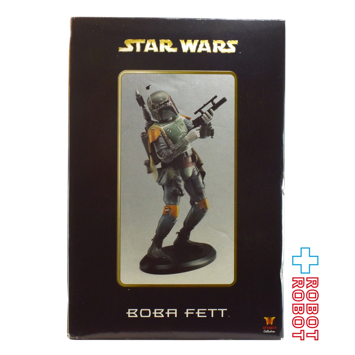 アタカス スター・ウォーズ ジェレミー・ブロック氏 直筆サイン入り ボバ・フェット スタチュー 箱・鑑定書付属