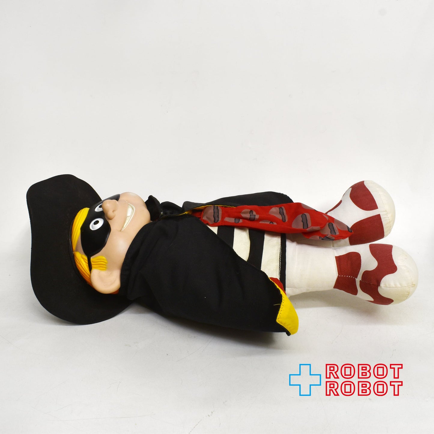 マクドナルド ハンバーグラー ビニールヘッド ウレタン帽子 ぬいぐるみ人形 40センチ 1987 ※ズボン無し