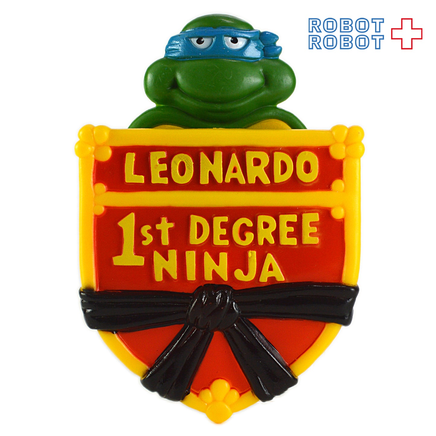 バーガーキング タートルズ ラッドバッジ TMNT レオナルド ミールトイ 1989 袋入未開封