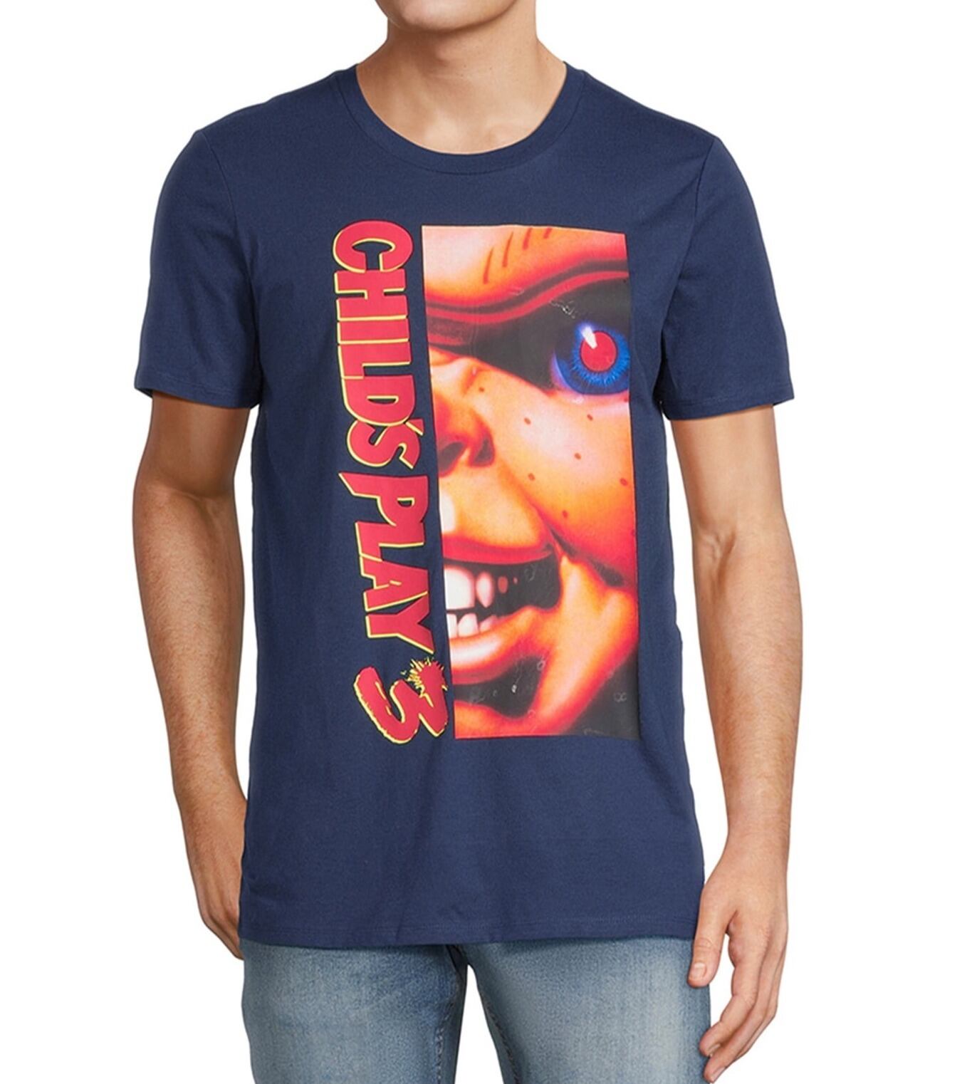 チャイルド・プレイ3 チャッキー Tシャツ ネイビー