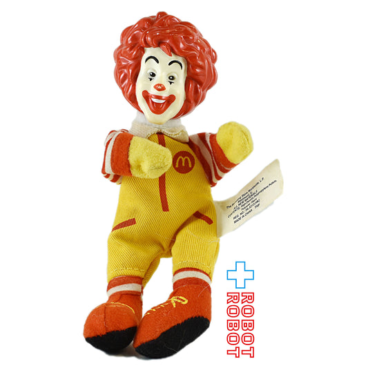 マクドナルド ロナルド ミニプラッシュ指人形 ワールドチルドレンズデイ ハッピーミールトイ 2002 紙タグ付