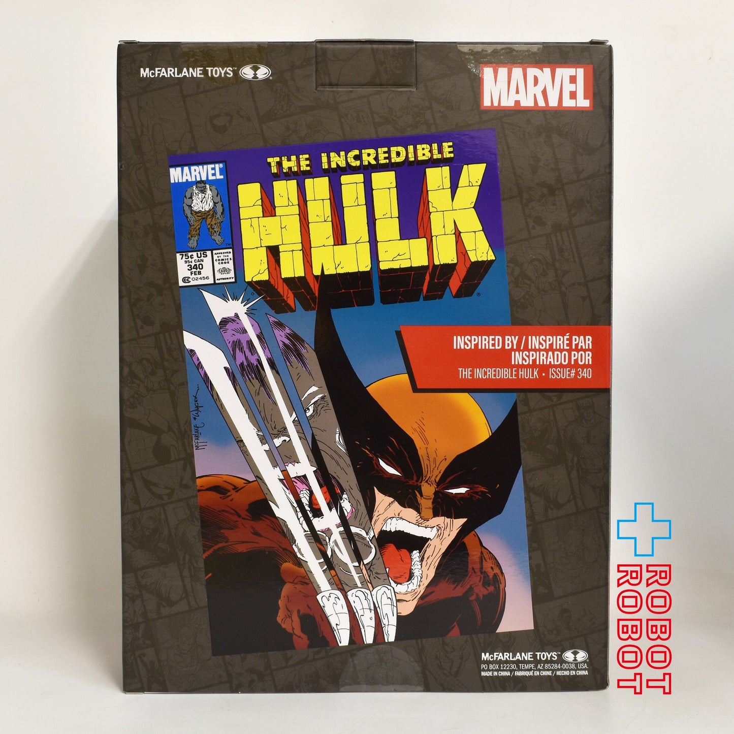 マクファーレン・トイズ マーベル シーン・フィギュア #004 ウルヴァリン トッド・マクファーレン・トイズ／The Incredible Hulk Vol.1 #340 1/6 スタチューフィギュア 未開封