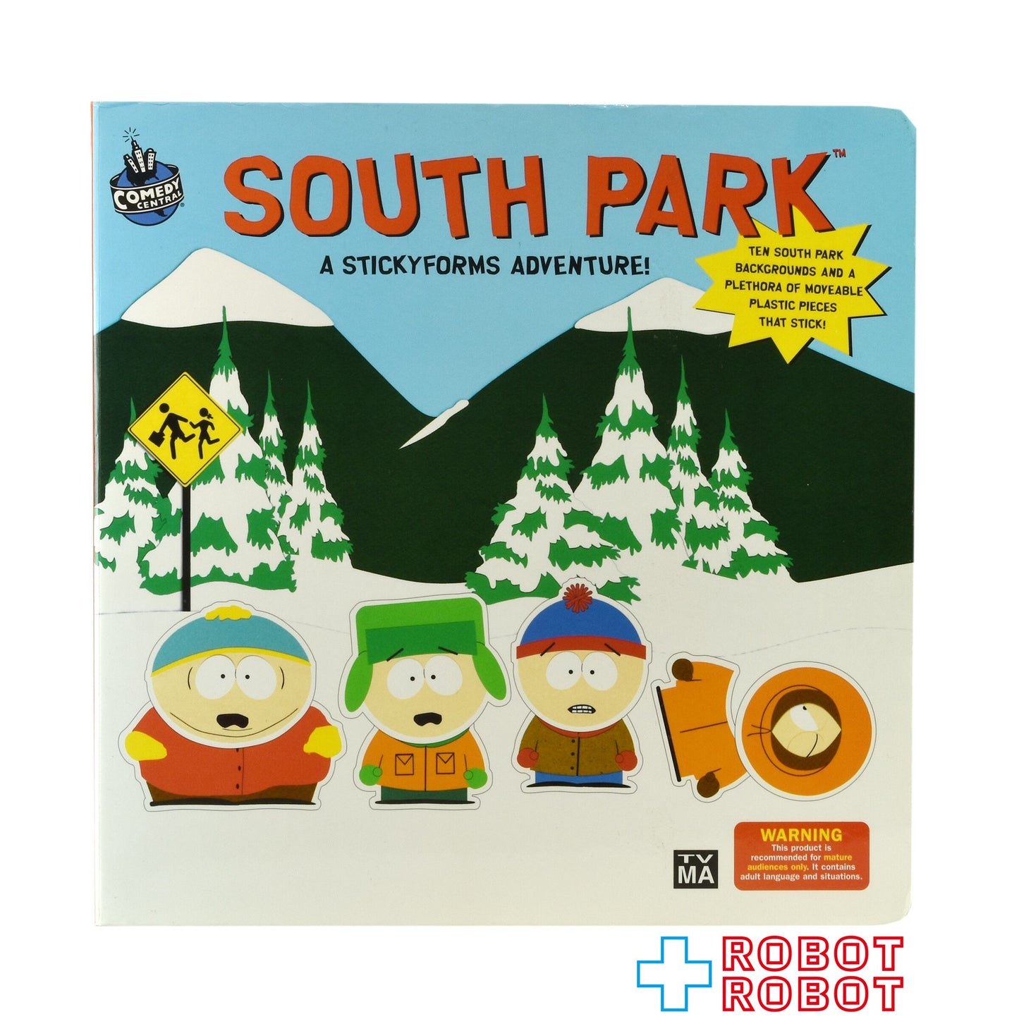 コメディー・セントラル社 サウスパーク ” ア・ステッカーフォーム・アドベンチャー！ ”  シールブック 絵本 1998