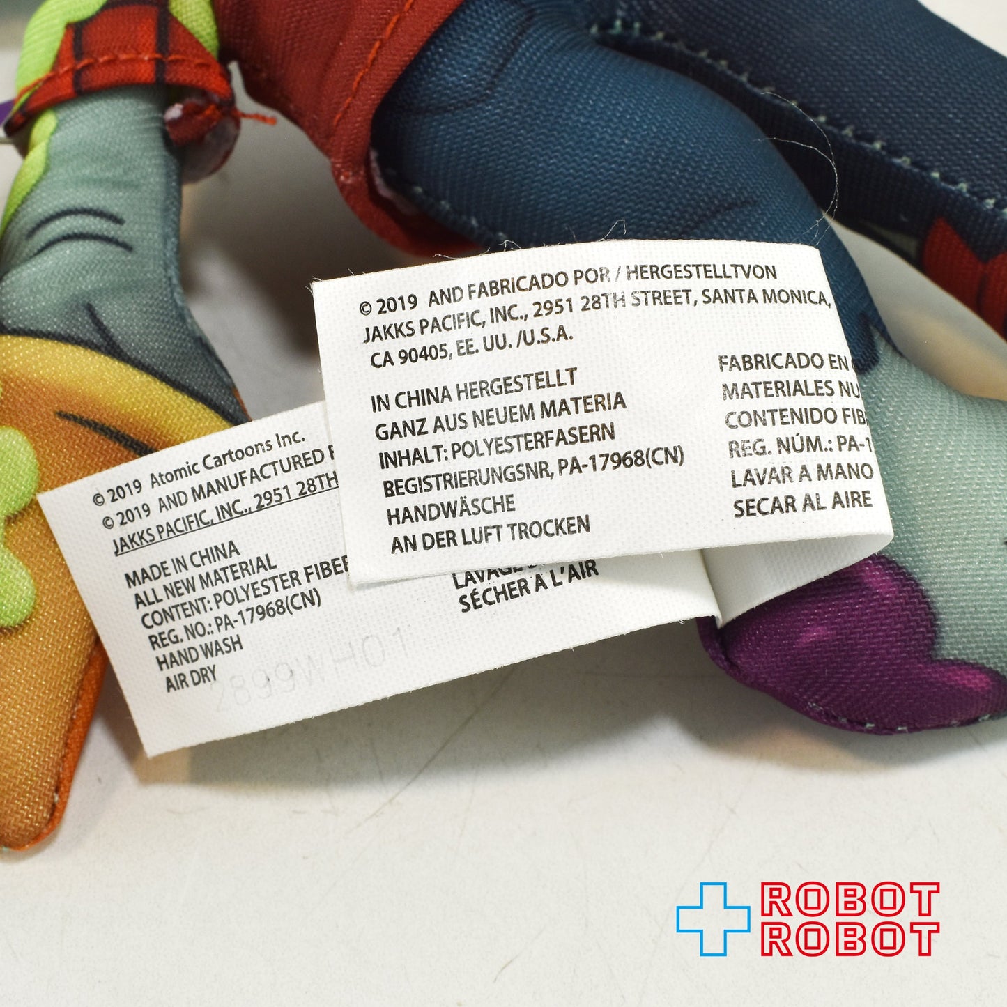 ラスト・キッズ・オン・アース ピザ配達人のゾンビ 9インチ(22センチ) プラッシュ ぬいぐるみドール 紙タグ付き