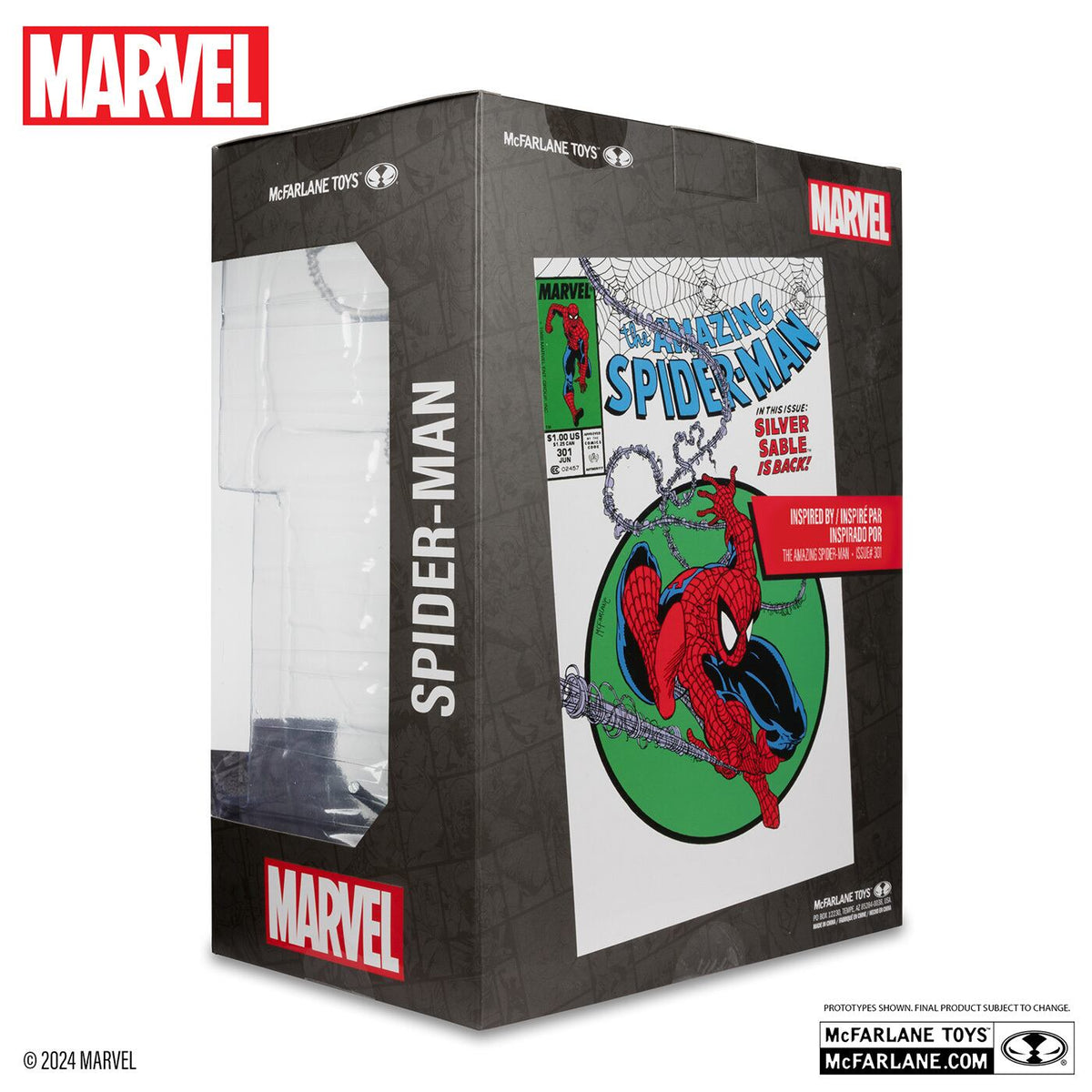 マクファーレン・トイズ マーベル シーン・フィギュア #001 スパイダーマン トッド・マクファーレン・トイズ アメイジング・スパイダーマン Vol.1 #301 1/6 スタチューフィギュア 未開封