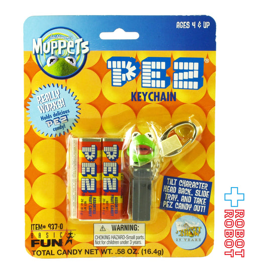 PEZ マペッツ カーミット ミニ キーチェーン 2001 未開封 - ROBOTROBOT