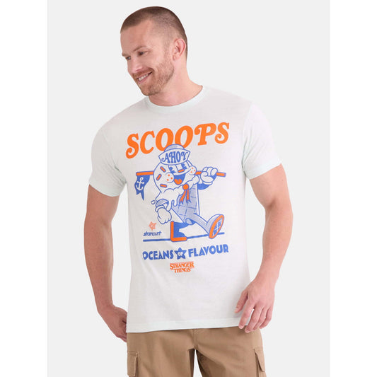 ストレンジャー・シングス SCOOPS AHOY スクープス・アホイ OCEANS OF FLAVOUR グラフィック Tシャツ