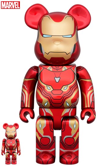 メディコム ベアブリック BE@RBRICK 100% & 400% アイアンマン マーク50 未開封 4号店商品