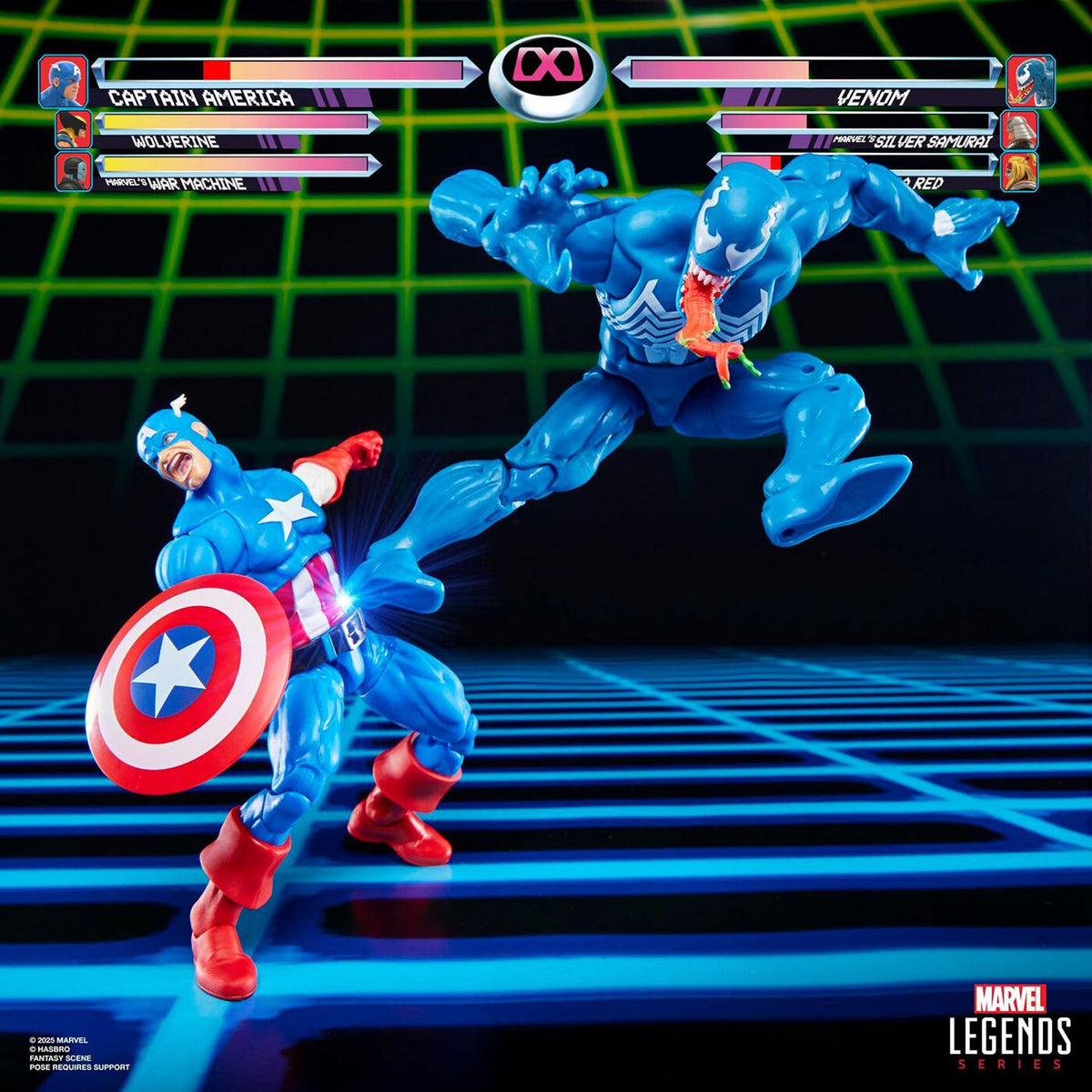 マーベルレジェンド ゲームシリーズ キャプテン・アメリカ vs ヴェノム 6インチ アクションフィギュア 国内版 未開封