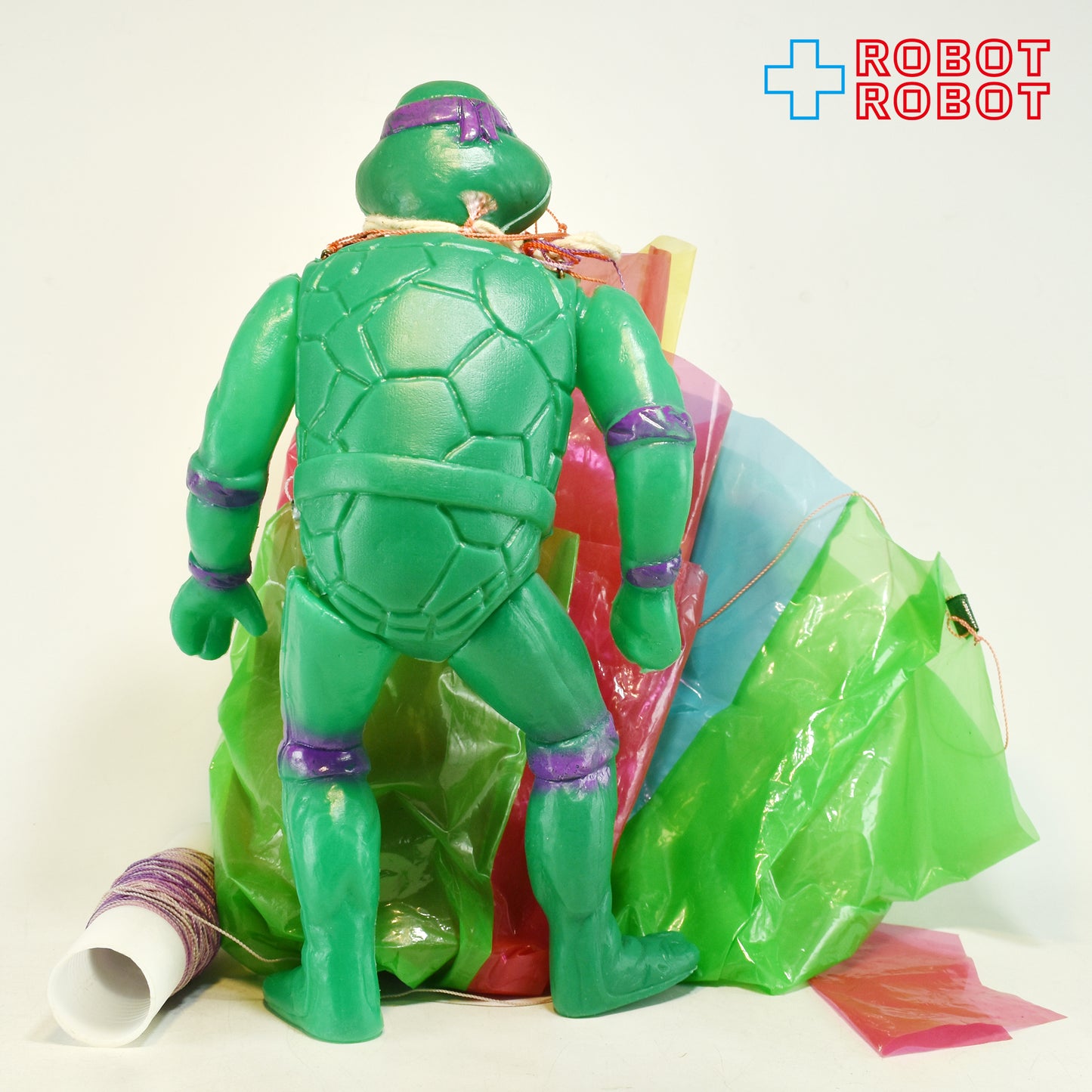 KO タートルズ TMNT ドナテロ パラシュート付き ポリ製アクションフィギュア