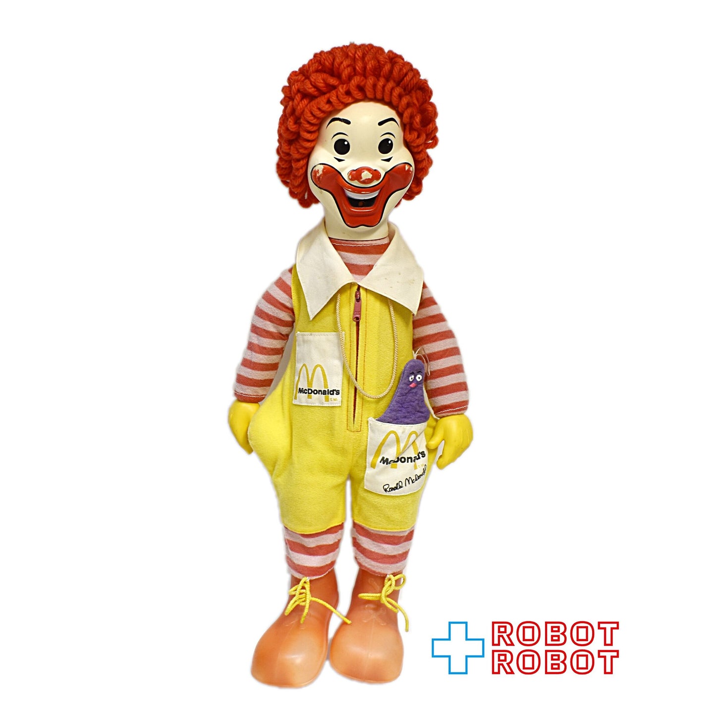 ハズブロ ロナルド・マクドナルド 笛付ビッグドール 1978 ※笛欠品