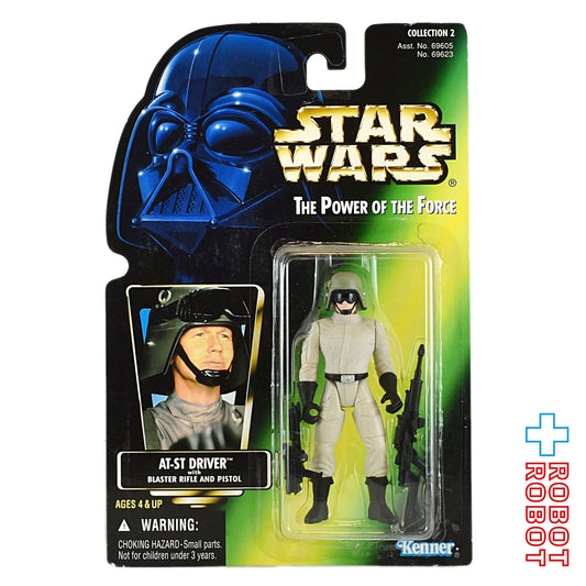 スター・ウォーズ POTF2 グリーンカード AT-STドライバー 3.75インチ アクションフィギュア 未開封