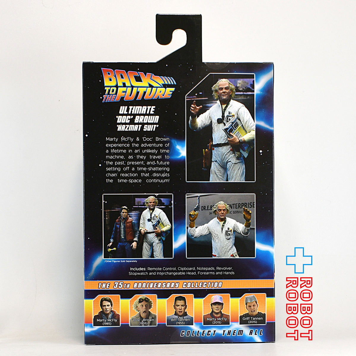 NECA バック・トゥ・ザ・フューチャー ドク エメット・ブラウン 1985 アルティメット 7インチ アクションフィギュア 未開封
