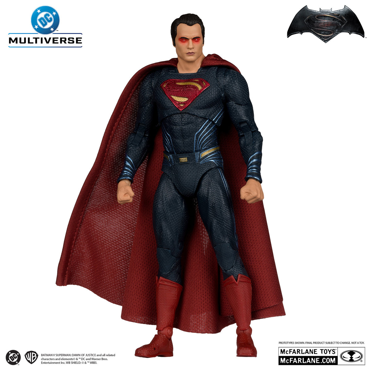 DC マルチバース 映画 バットマン vs スーパーマン ジャスティスの誕生 #337 スーパーマン (ヒートビジョン) 7インチ アクションフィギュア 国内版 未開封