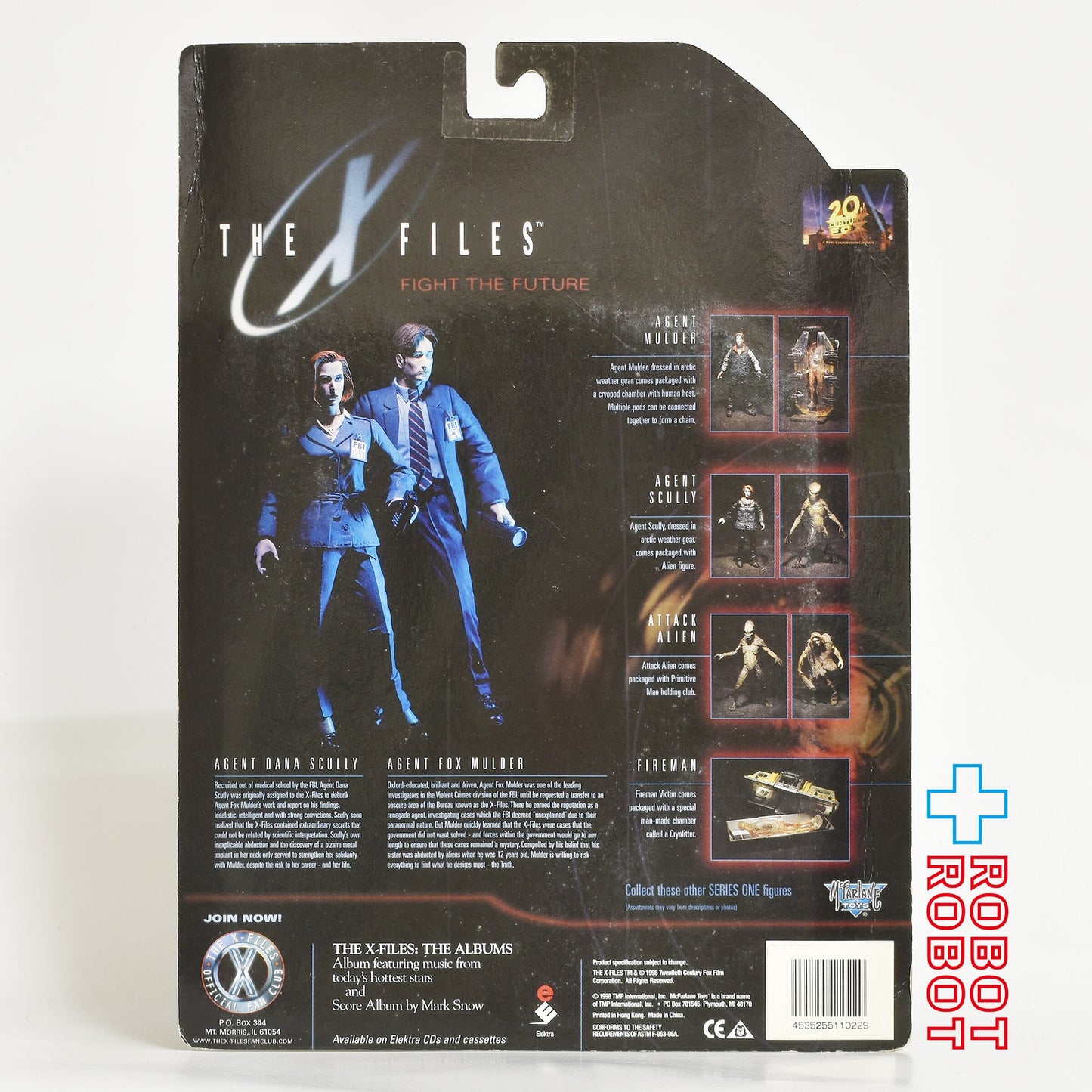 マクファーレン Xファイルズ  モルダー捜査官 アクションフィギュア 未開封