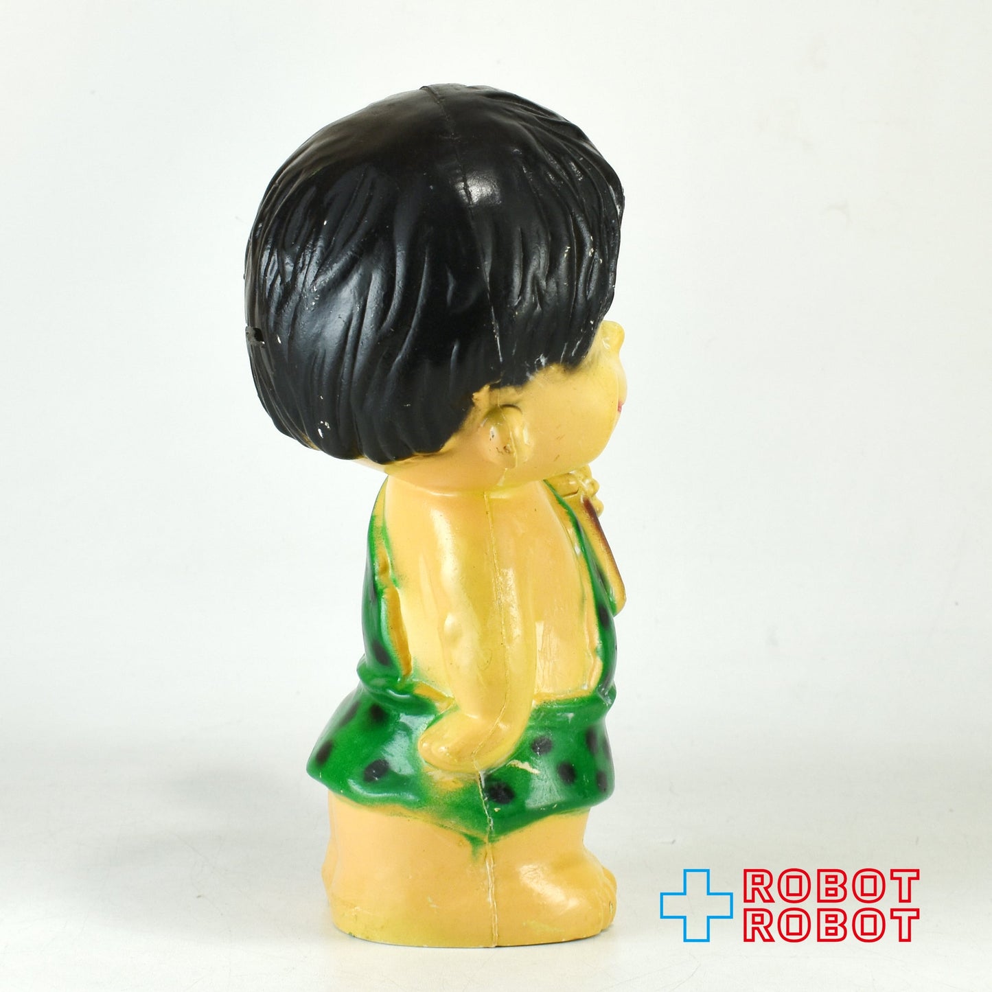 原始人の男の子 ソフビ貯金箱 バンク メイドイン・チャイナ