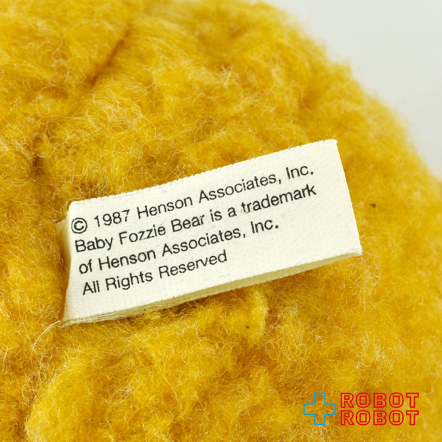 マクドナルド セサミストリート マペッツ ベビー・フォジー・ベア ぬいぐるみ人形 1987