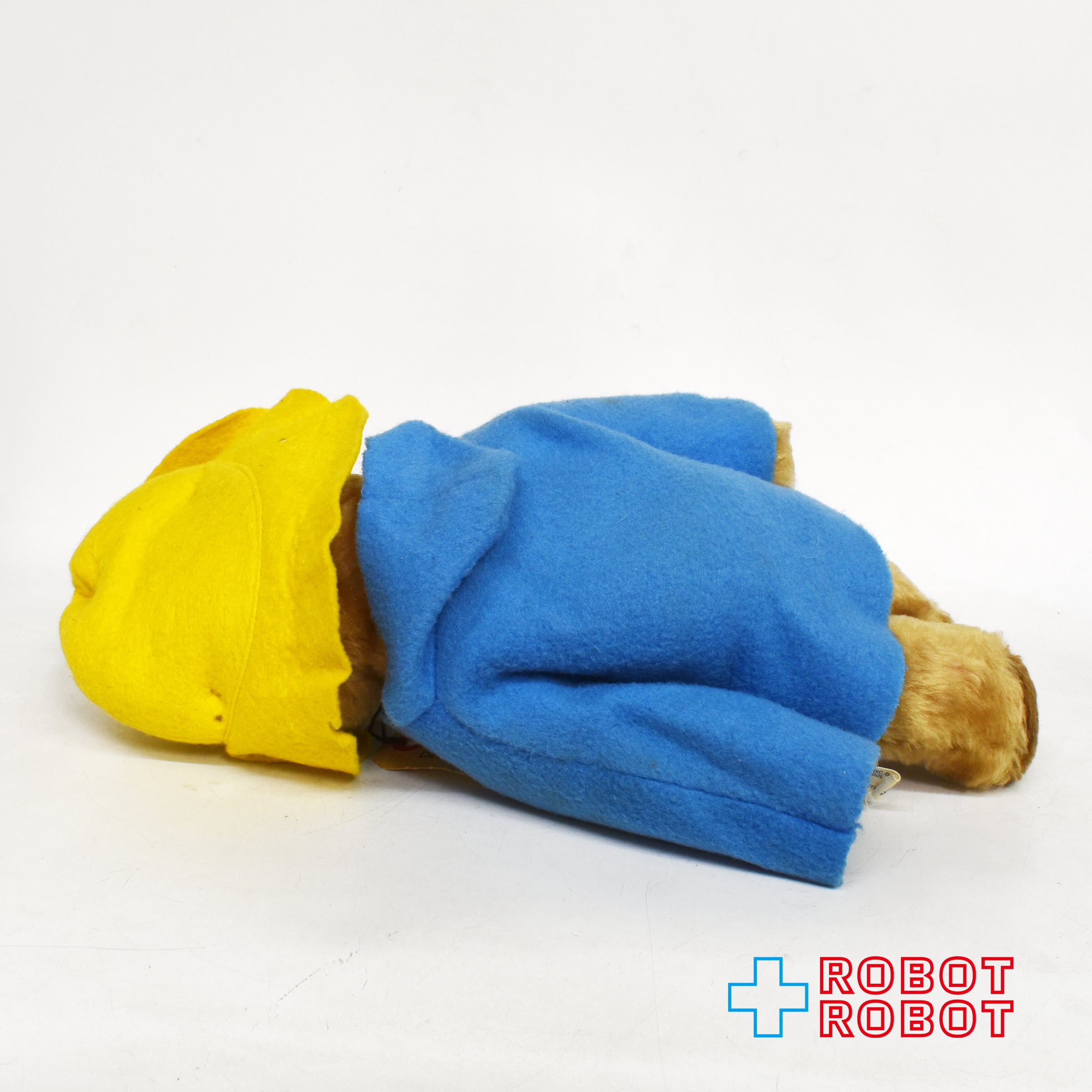 エデン社 パディントン ぬいぐるみ人形 黄色帽子 水色ボタン 36cm 1975