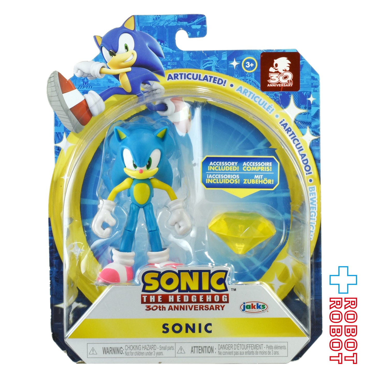 ソニック・ザ・ヘッジホッグ 30周年 ソニック 4インチ アクションフィギュア 未開封