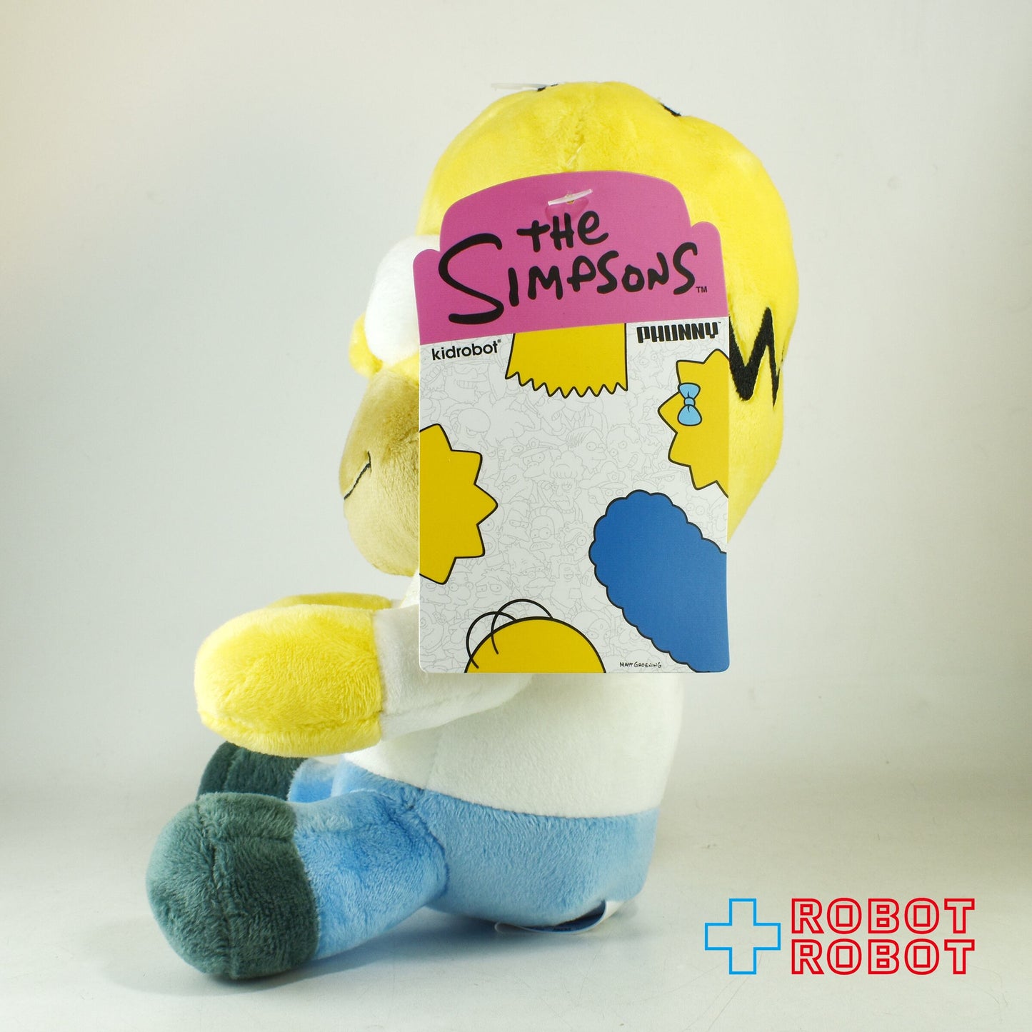 キッドロボット シンプソンズ ホーマー ファニープラッシュ ぬいぐるみ人形 紙タグ付き