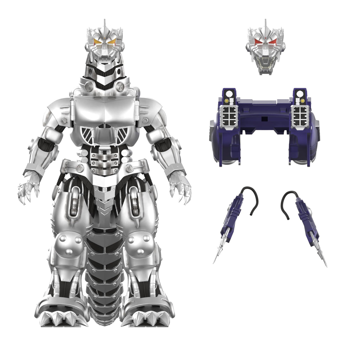 スーパー7 東宝アルティメイト! ゴジラ × メカゴジラ 3式機龍 メカゴジラ 8インチ アクションフィギュア 未開封