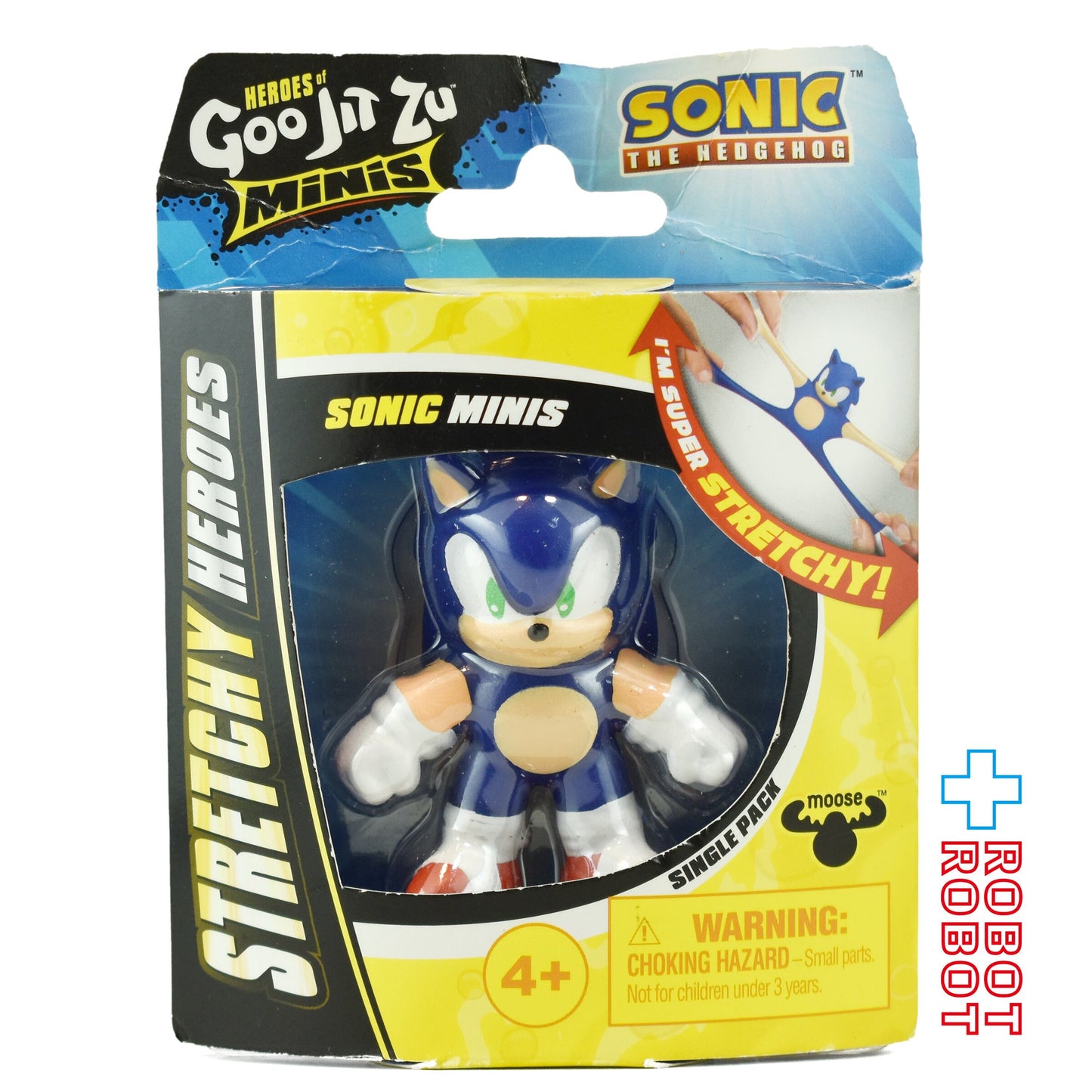 ヒーローズ・オブ・グージット・ズー ソニック・ザ・ヘッジホッグ ソニック ストレッチフィギュア 未開封