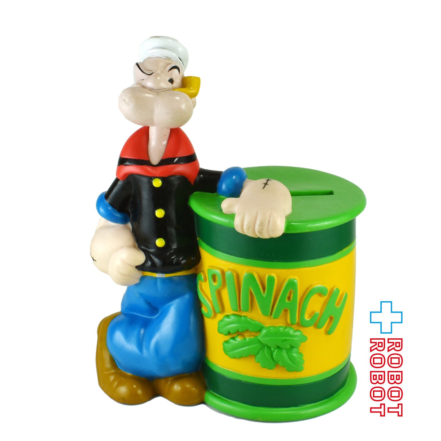 KFS ポパイ＆ほうれん草の缶詰 ソフビ 貯金箱 1998