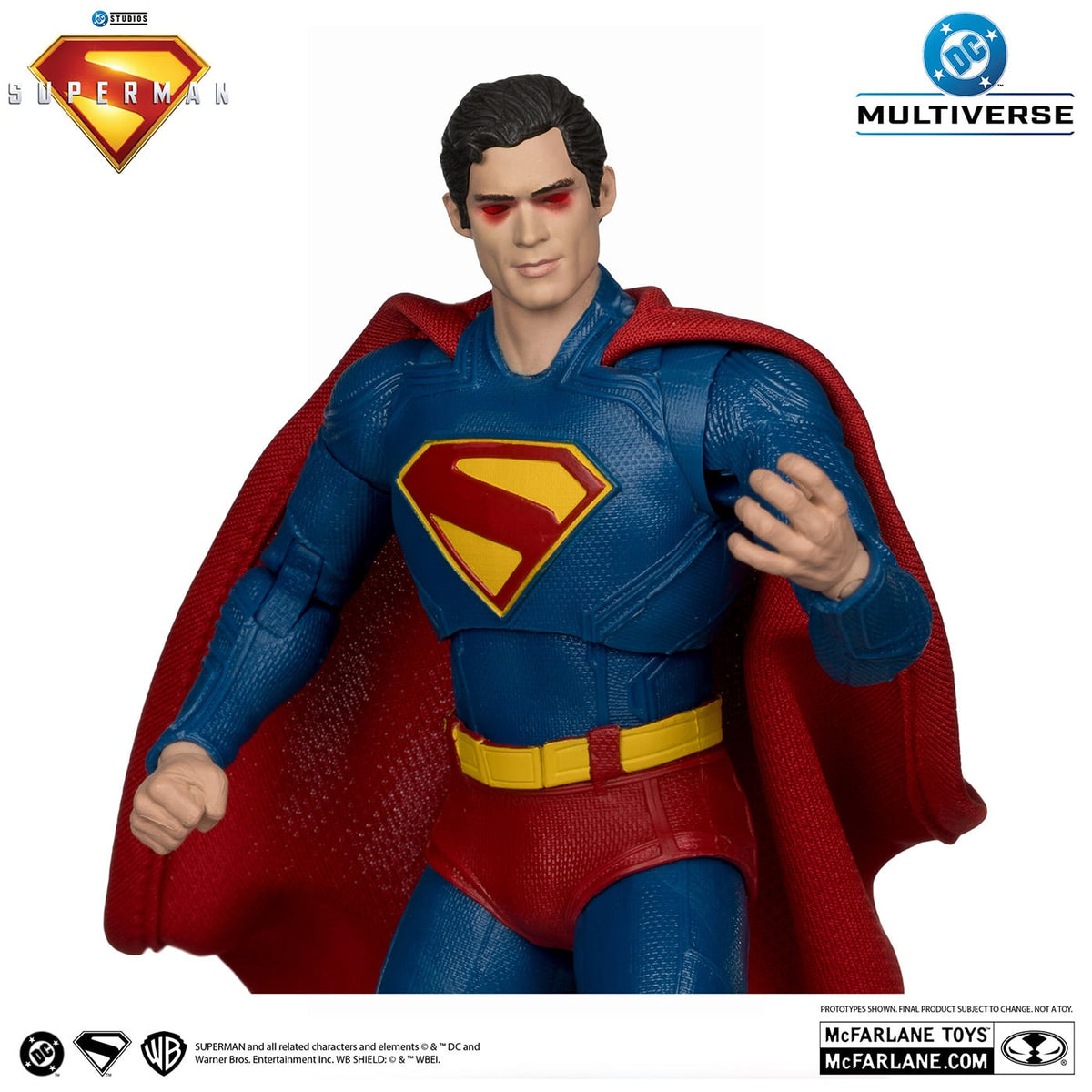 マクファーレン・トイズ DCマルチバース スーパーマン (2025) デラックス・シアトリカル・エディション スーパーマン & クリプト 7インチ アクションフィギュア 国内版 未開封