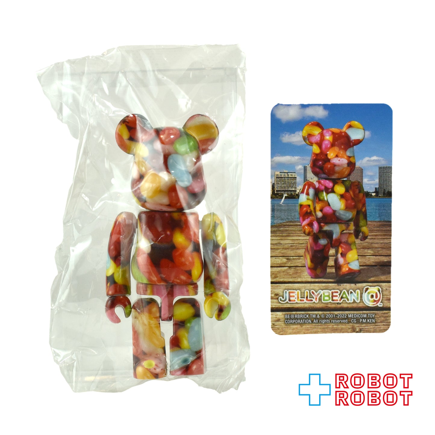 メディコム ベアブリック BE@RBRICK 100% [シリーズ45] JELLYBEAN カリフォルニア 未開封 ４号店商品