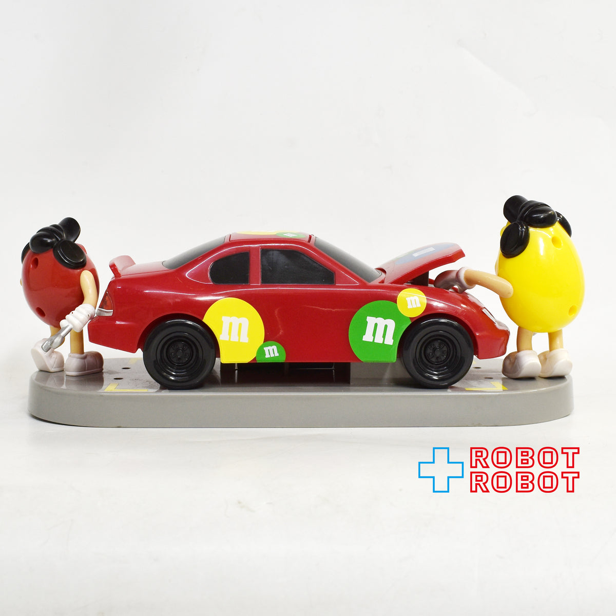 M&M's ディスペンサー アンダー・ザ・フード 赤いレーシングカー エムアンドエムズ 企業物