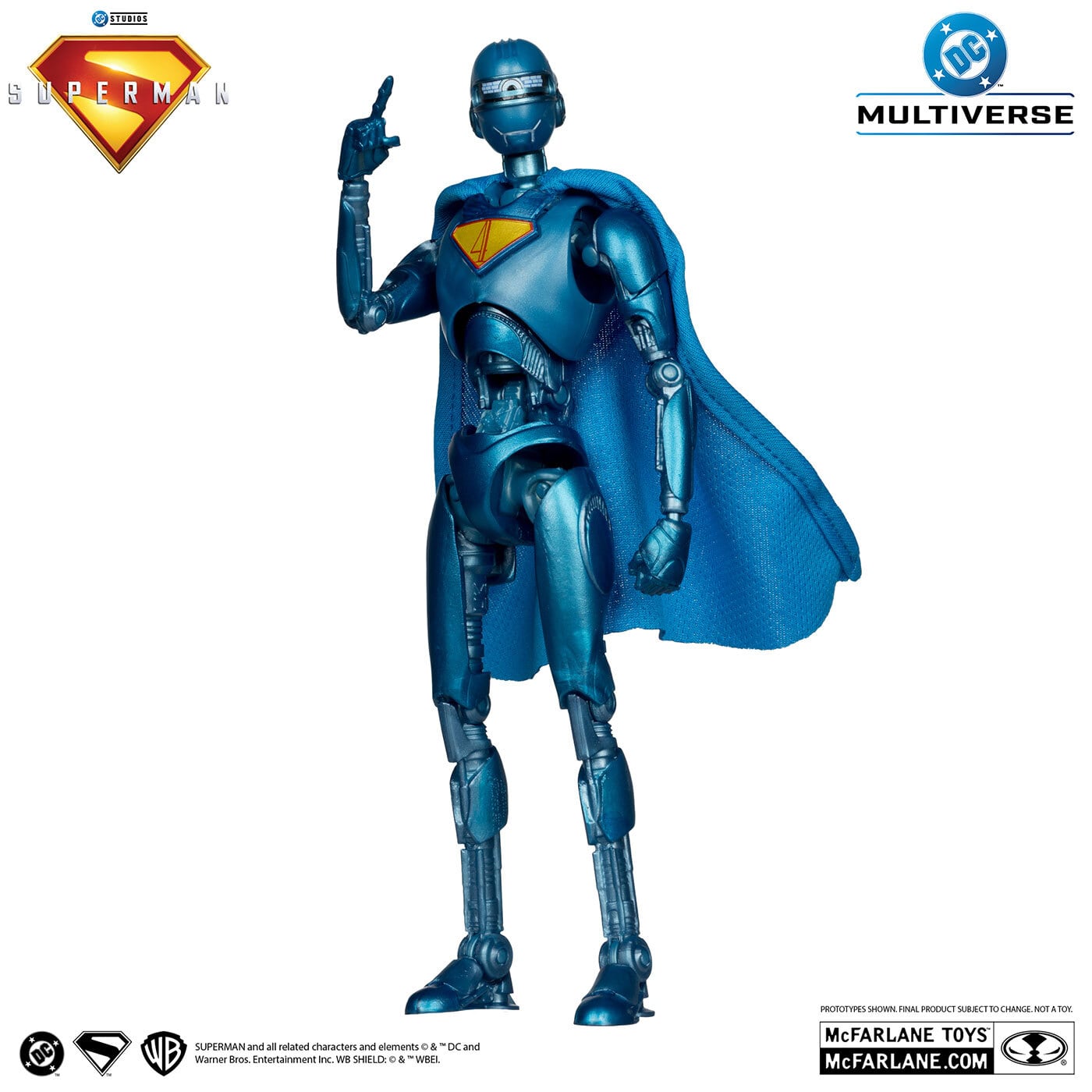 DC マルチバース スーパーマン (2025) デラックス・シアトリカル・エディション スーパーマンロボ4号（レッド・プラチナム・エディション) 7インチ アクションフィギュア 国内版 未開封