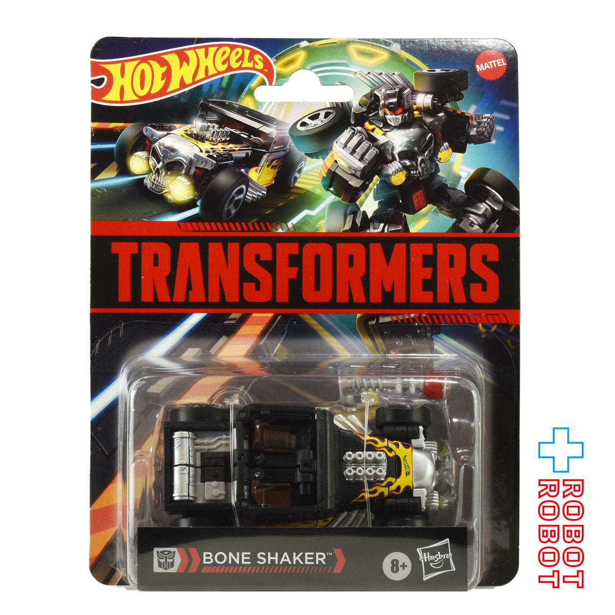 ハズブロ マテル トランスフォーマー コラボラティブ ホットウィール ボーンシェイカー アクションフィギュア 未開封