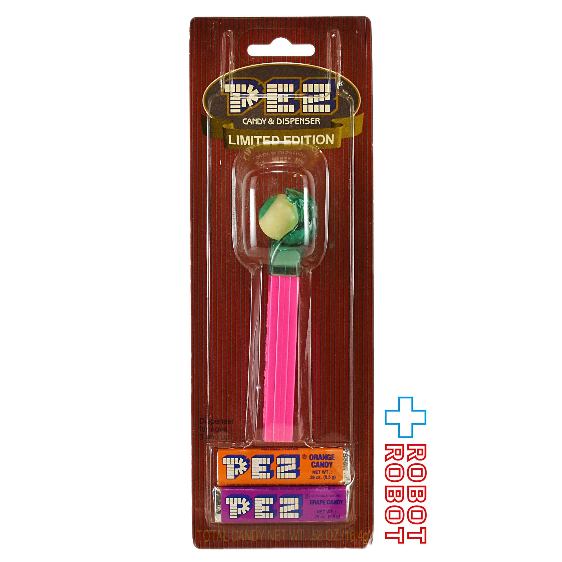 PEZ サイケデリックアイ クリスタルハンド 限定版 クリアグリーン手/ピンクステム 未開封