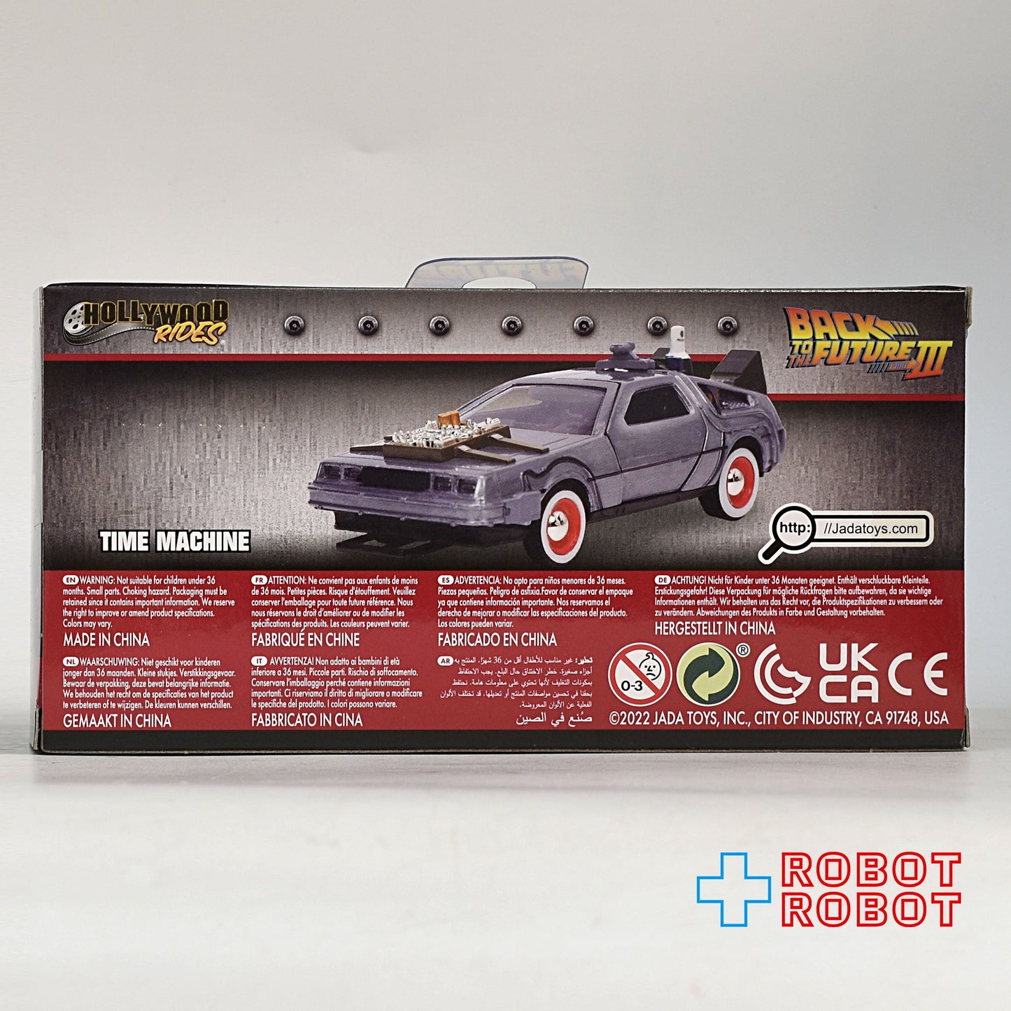 JADA TOYS メタルズ・ダイキャスト 1/32 バック・トゥ・ザ・フューチャー 3 デロリアン