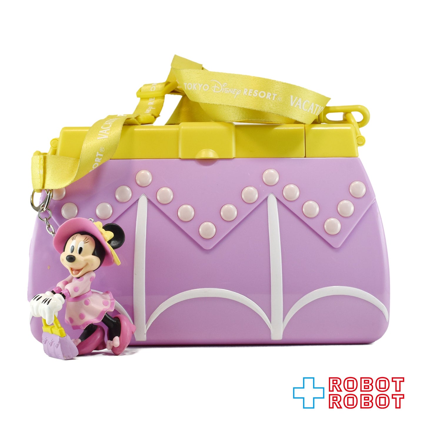 TDR 東京ディズニーリゾート バケーションパッケージ ミニーのバッグ型 ポップコーンバケット フィギュア & ストラップ付き