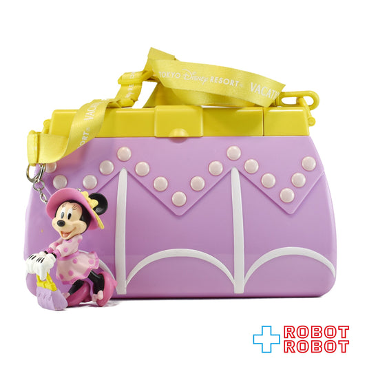TDR 東京ディズニーリゾート バケーションパッケージ ミニーのバッグ型 ポップコーンバケット フィギュア & ストラップ付き