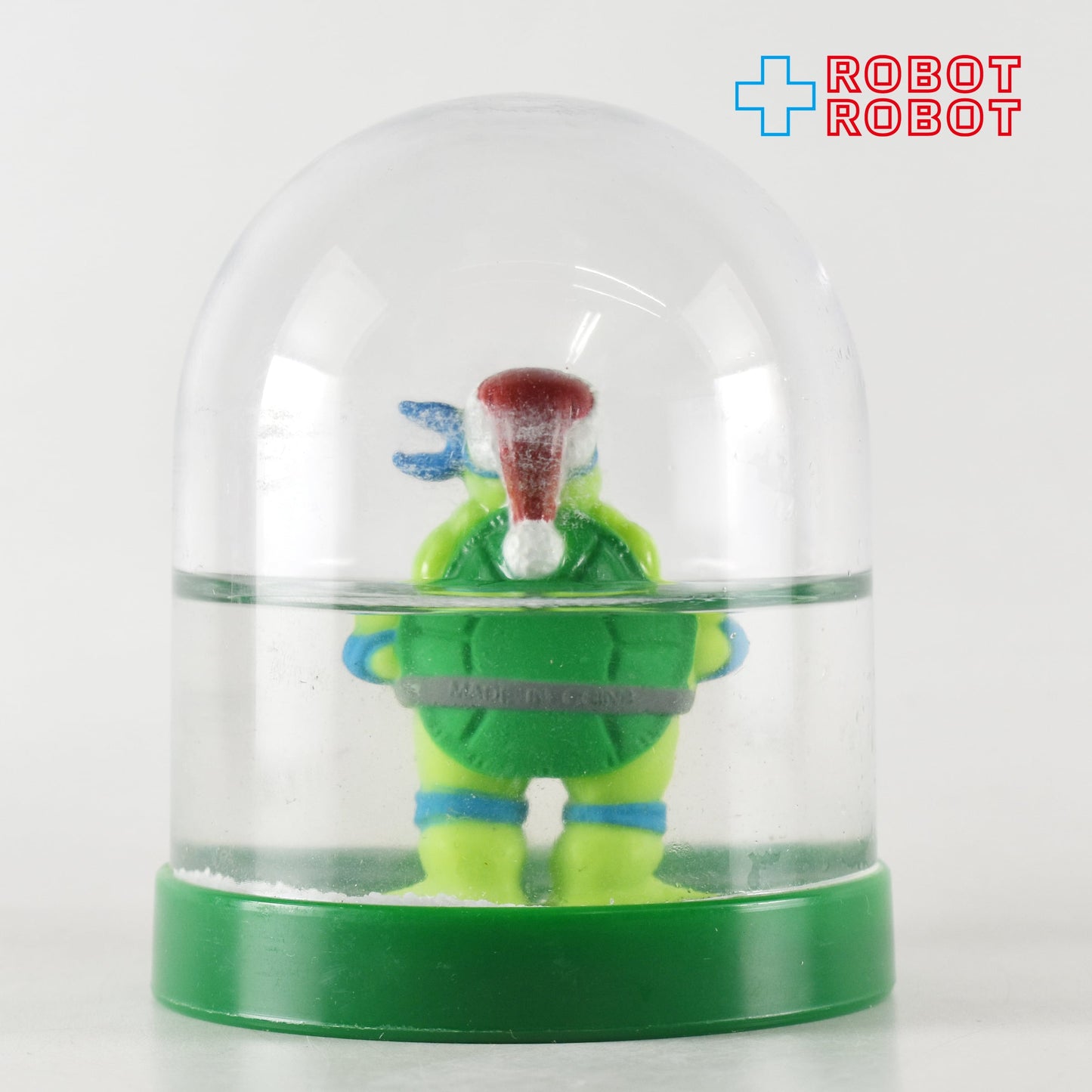 TMNT ティーンエイジ・ミュータント・ニンジャ・タートルズ レオナルド クリスマス スノードーム 1990 開封箱付き