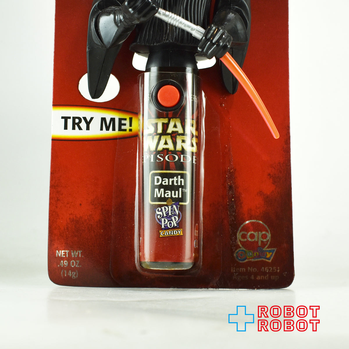 ※難あり：スター・ウォーズ ダースモール スピン ポップ キャンディホルダー フィギュア 1999 未開封