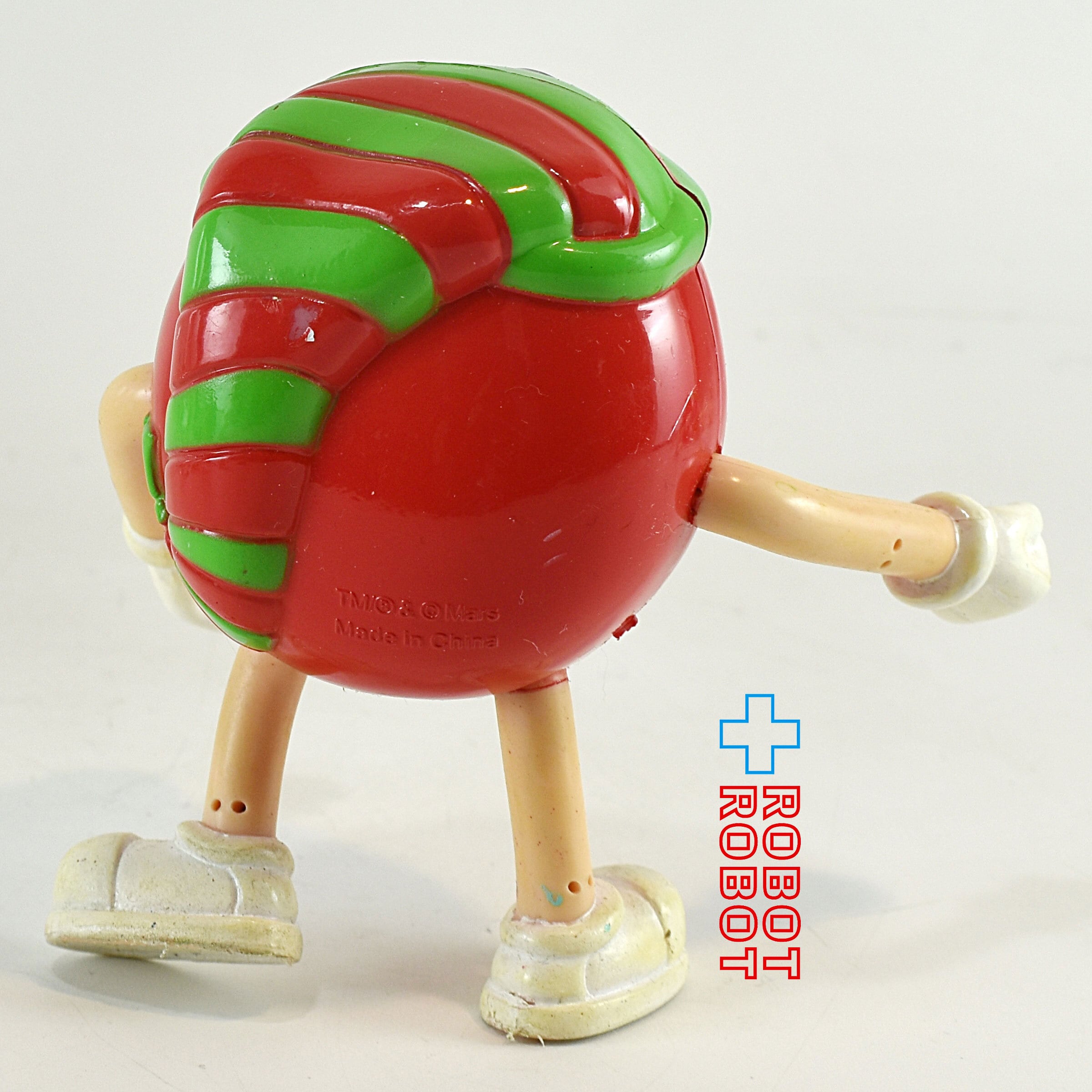 M&M's エムアンドエムズ レッド クリスマス 赤緑ボーダー