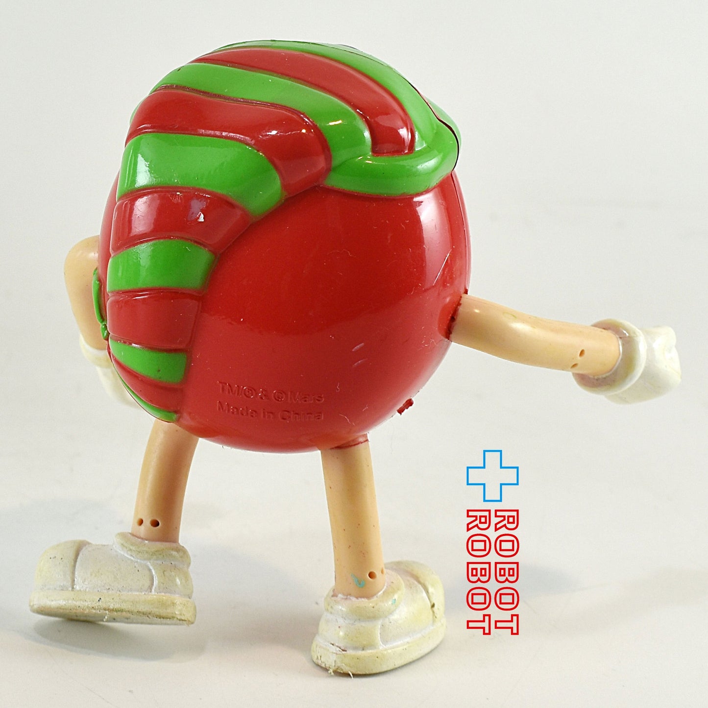 M&M's エムアンドエムズ レッド クリスマス 赤緑ボーダー フィギュア ルース