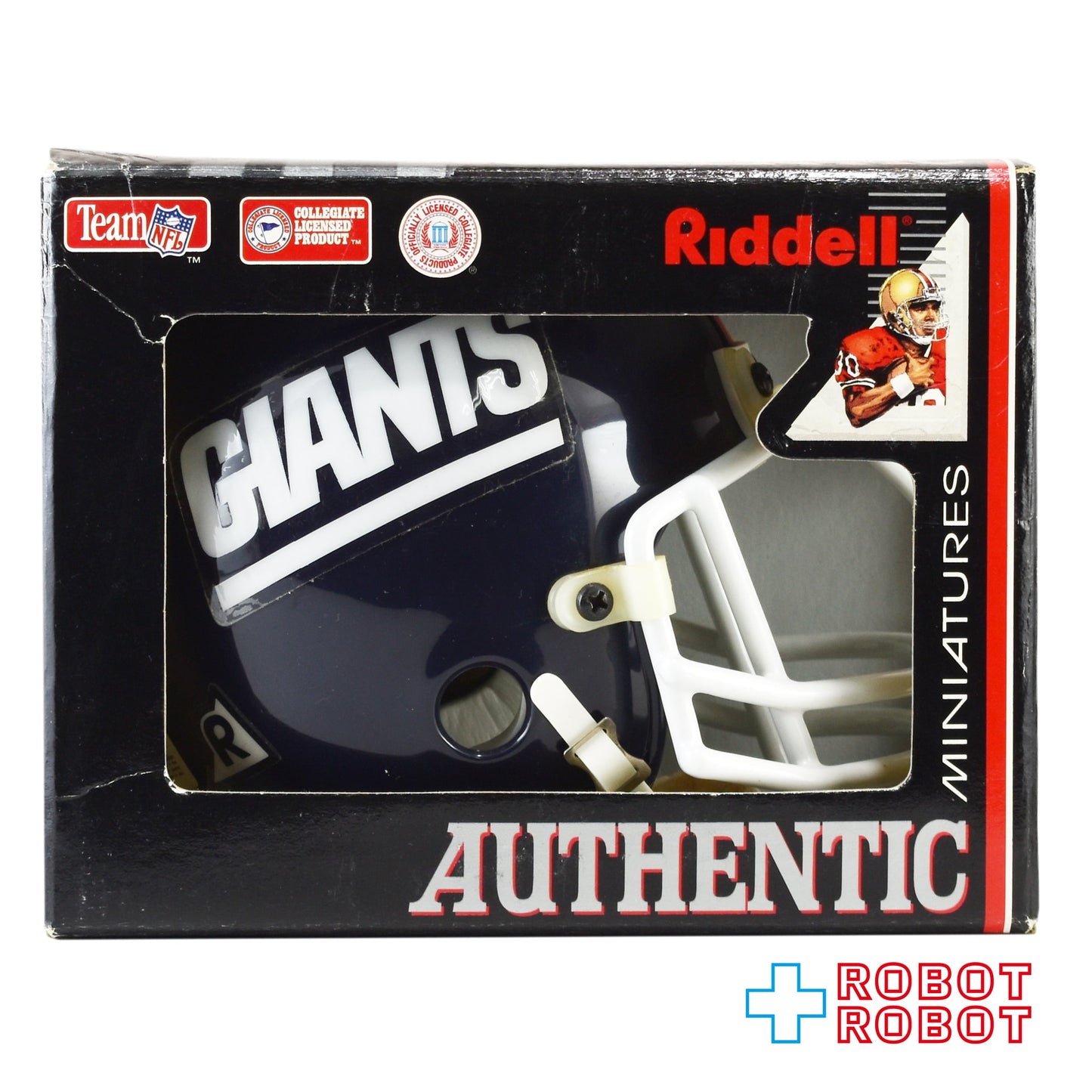 リデル社 NFL ニューヨーク・ジャイアンツ ミニチュアヘルメット 開封箱入