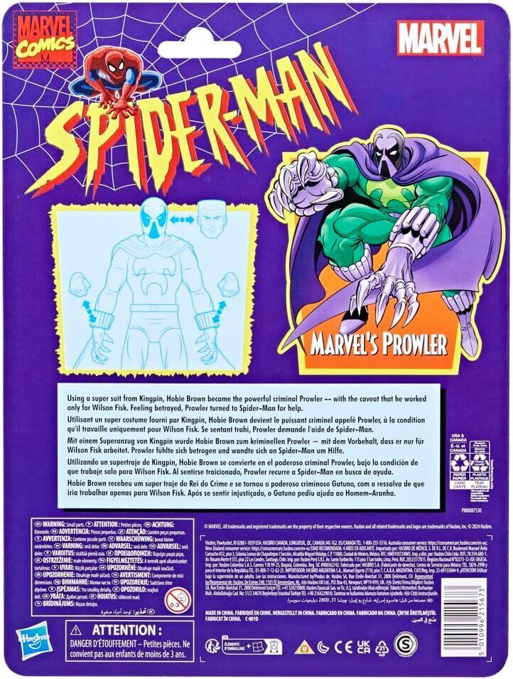 マーベルレジェンド スパイダーマン レトロシリーズ プラウラー 6インチ アクションフィギュア 未開封