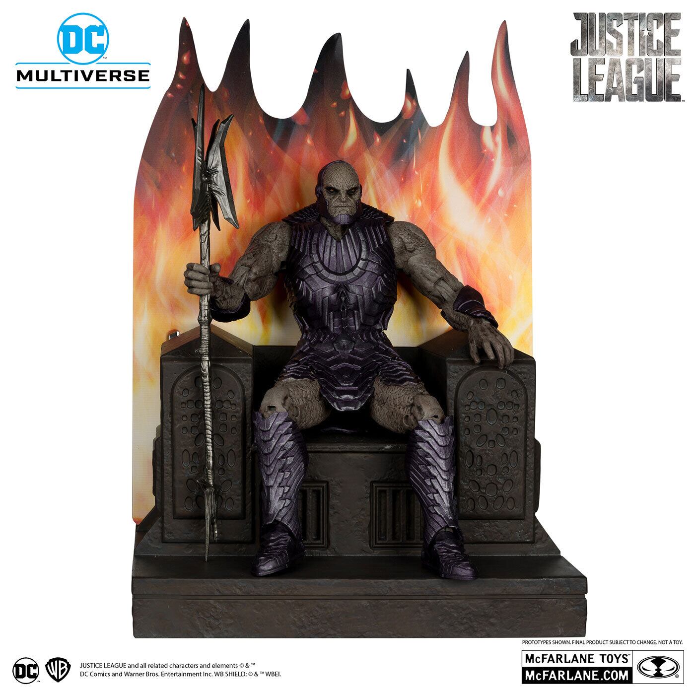 マクファーレン・トイズ DCマルチバース ジャスティス・リーグ ザック・スナイダーカット ダークサイド (玉座付き) 7インチ アクションフィギュア 未開封