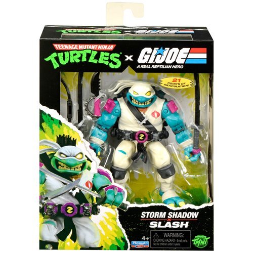 プレイメイツ ティーンエイジ・ミュータント・ニンジャ・タートルズ TMNT x G.I.ジョー スラッシュ as ストームシャドウ アクションフィギュア 未開封