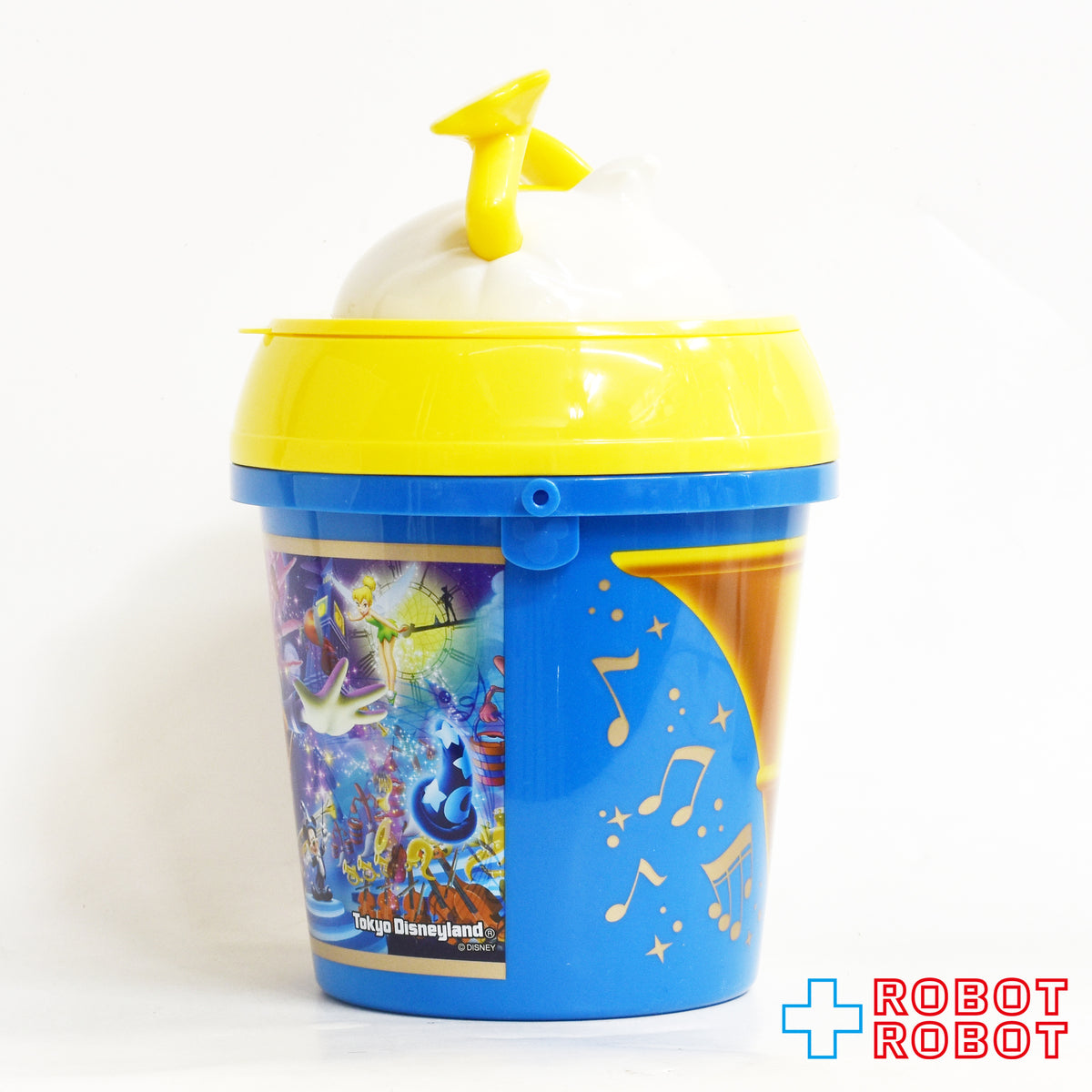 TDL 東京ディズニーランド ミッキーのフィルハーマジック ドナルドダック ポップコーンバケット ストラップ付き