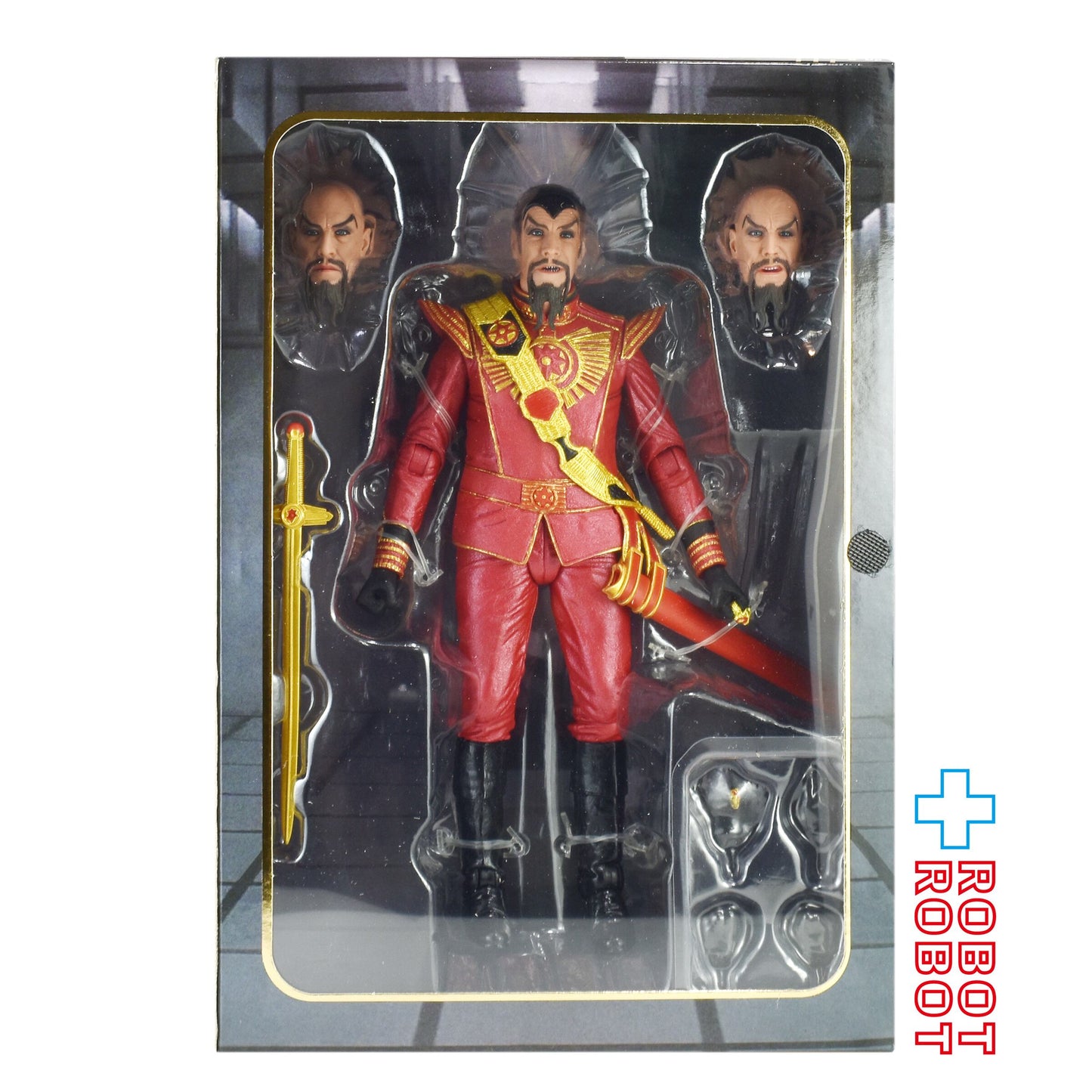 ネカ フラッシュ・ゴードン ミン皇帝 レッドミリタリー 7インチ アルティメット アクションフィギュア 未開封