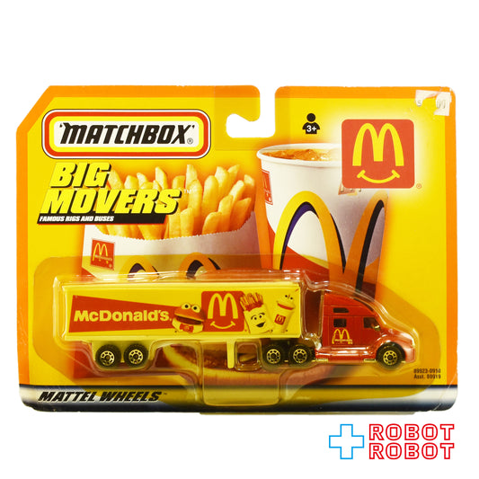 マテル マッチボックス ビッグムーバーズ マクドナルド ダイキャスト ミニカー 1999 未開封 企業物